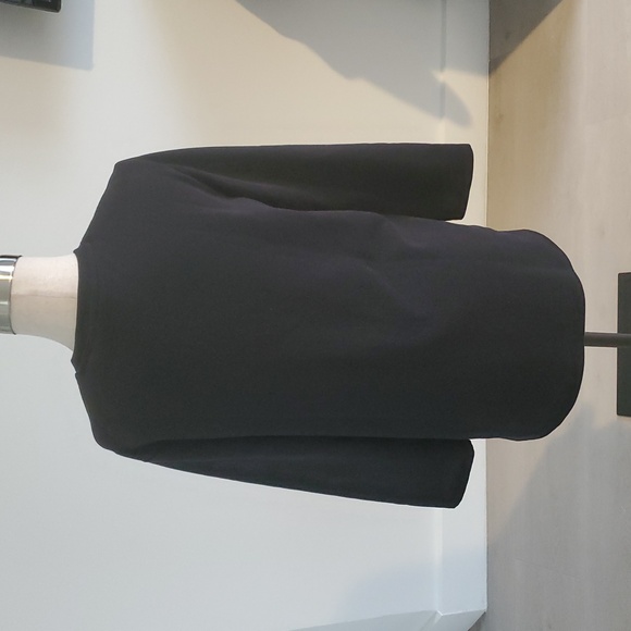 Zara Casual Black Sweatshirt mini Dress with pockets  Size S - Picture 3 of 8